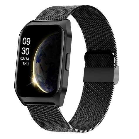 French Connection Smart Man Full Touch Smartwatch with Mesh Band (Color ...