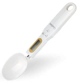 MHD Digital Kitchen Spoon Electronic Food Weighing Scale (500g/0.1g ...