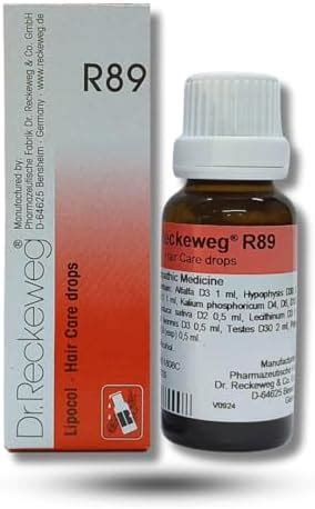 Dr. Reckeweg R89 Hair Drops, Homeopathic Medicine : Amazon.in: Health ...