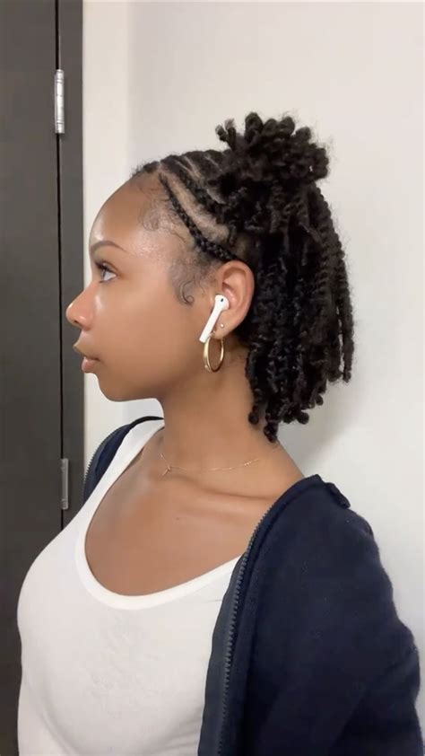 Mini twists hairstyle short hair in 2025 | Natural hair styles, Natural ...