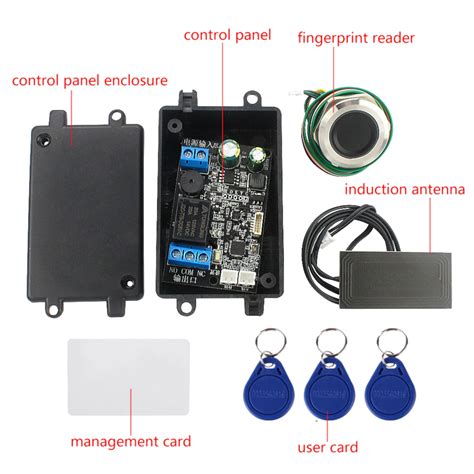 Probots NFC Electric lock Controller with fingerprint reader IC Card ...