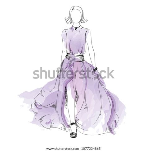 Image result for Runway Model Drawing