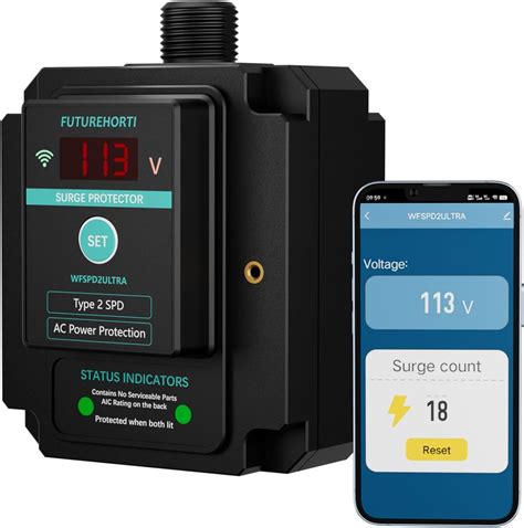 Amazon.com: WFSPD2ULTRA Ultimate Surge Protector,Use WiFi to Check Surge Times Logger,Voltage ...