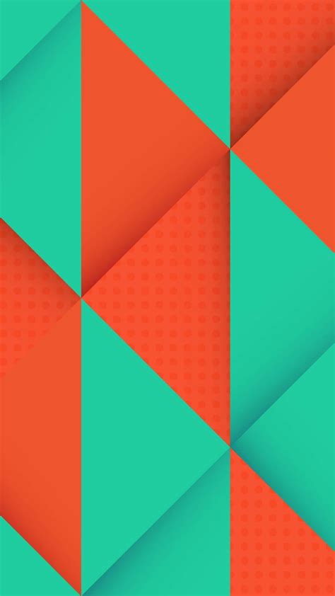 Download a green and orange geometric background | Wallpapers.com