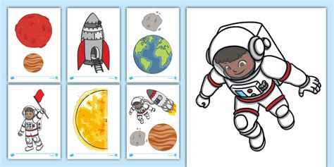 Space-Themed Display Cut Outs - Twinkl