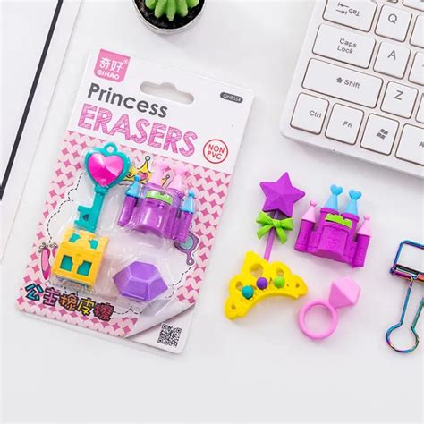 Cute Erasers - Princess Eraser - Set of 4 Online in India