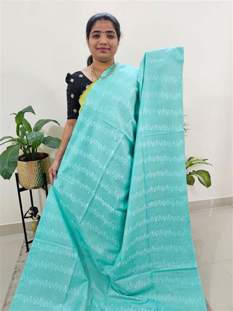 Bhagalpuri Silk Viscous - Sea Green with Pink – Looms Legacy