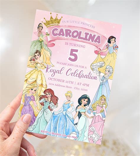 Princess Birthday Invite | Edit Online – Mama Life Printables