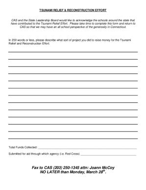 Fillable Online Where did the Indian Ocean tsunami aid money go? Fax ...