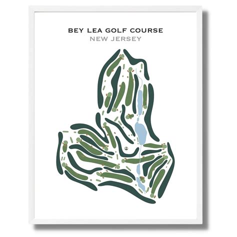Buy the best printed golf course Bey Lea Golf Course, New Jersey - Golf ...