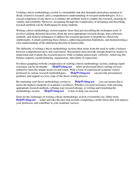 Image result for Methodology Paragraph Template Example