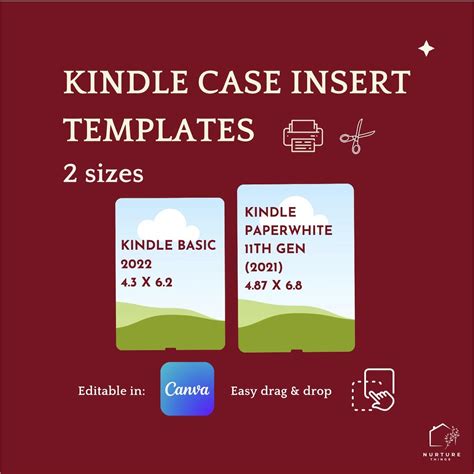 Size Of Kindle Insert