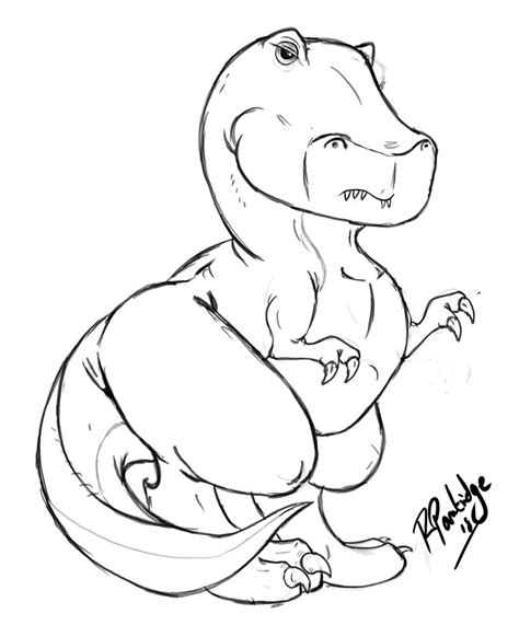 Image result for Drawing Cartoon T-Rex