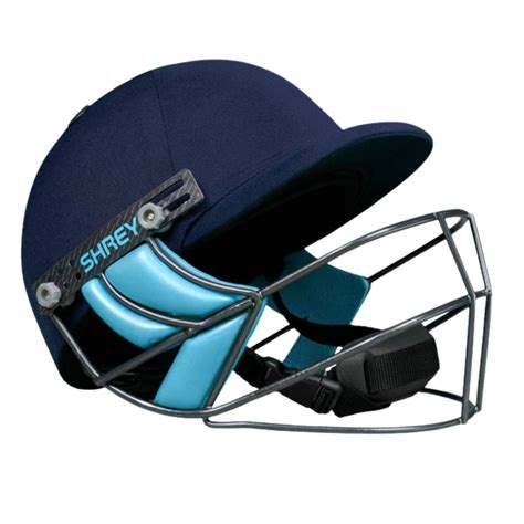 Shrey Prime Steel Helmet with Mild Steel Visor, Navy – Prokicksports