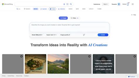 Bing Image Creator Equivalent 的图像结果