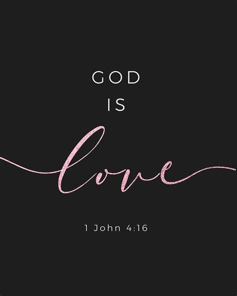 1 John 4:16 God Is Love