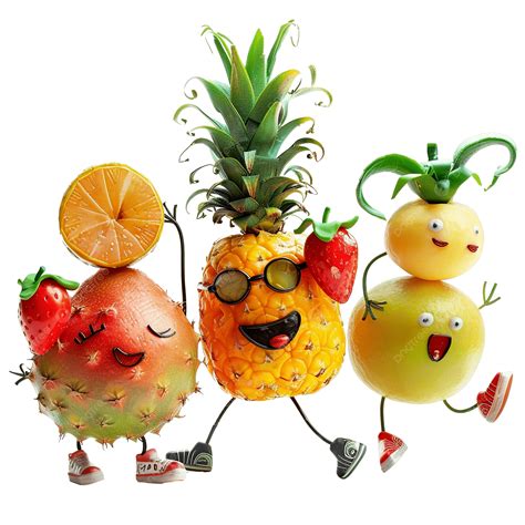 Funny Dancing Fruit Summer On Season, Funny, Dancing, Fruit PNG ...