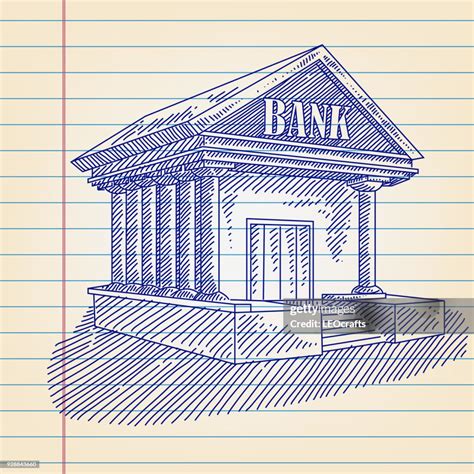 Bank Building Drawing