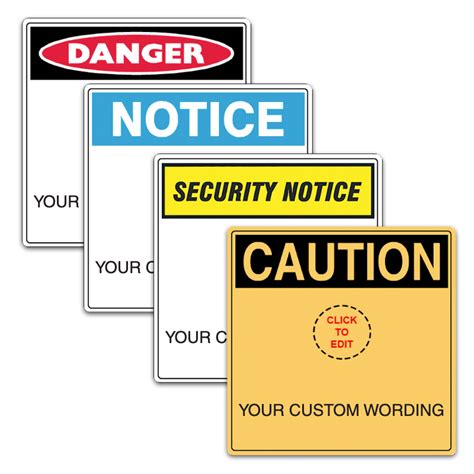Image result for Custom Safety Signs