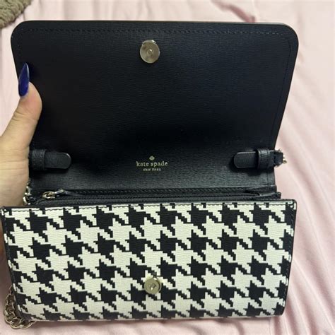 Black and white Kate Spade purse - Depop