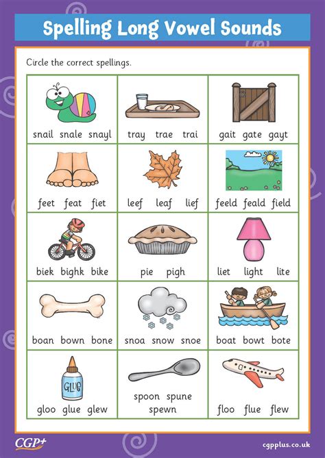 Long Vowel Worksheets – Tims Printables - Worksheets Library