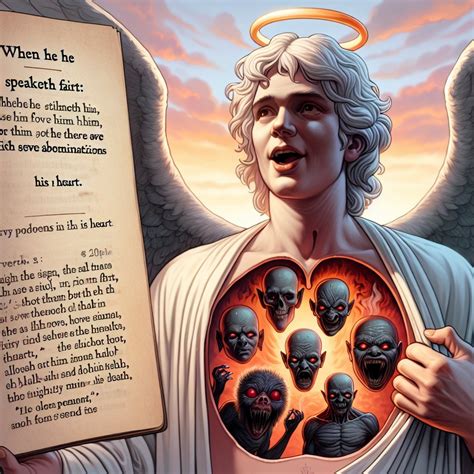 Proverbs 26:25 Artwork | Bible Art