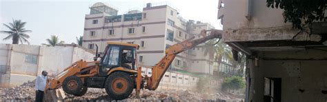 Building Demolition Contractors in Bangalore | Old House Demolishing in ...