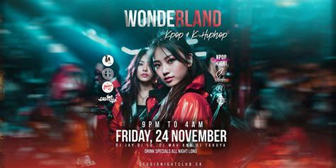 WONDERLAND - K-Pop Party, Studio Lounge & Nightclub, Vancouver, 24 ...