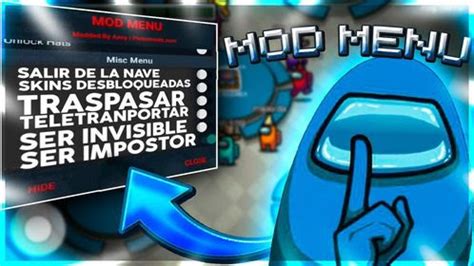 Rezultat imagine pentru Among Us Mod Menu Devil86