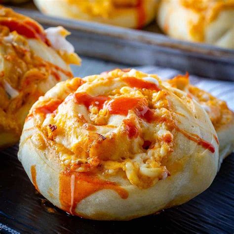 Buffalo Chicken Pizza RollsRecipe - Bake. Eat. Repeat.