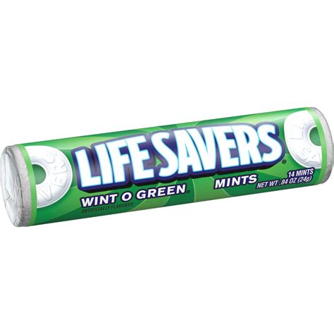 LifeSavers Wint O Green Mints - 20 roll box, 15 per case - Walmart.com