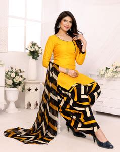 AYKA CLOTHINGS Crepe Printed Salwar Suit Material Price in India - Buy ...