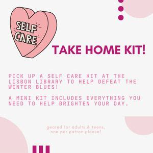 Self Care Take-Home Kit! (for adults & teens), 28 Main St, Lisbon Falls ...