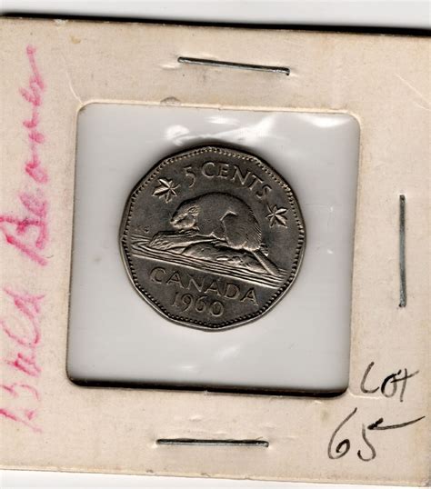 1960 BALD BEAVER FIVE CENT - Schmalz Auctions