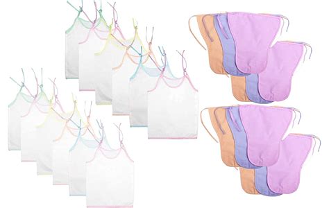 HighEnd Just Born 100% Cotton Newborn Baby Clothes/Jhablas/Vests and ...