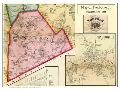 Map Of Foxboro Ma