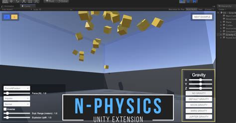 Unity Physics 的图像结果