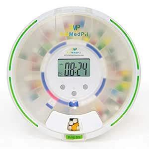 EziMedPil Automatic Pill Dispenser with Alarm, Sound & Light, up to 6 ...
