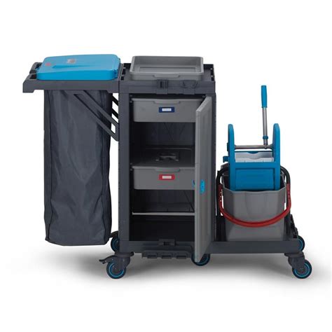 Fantom Procart 317 Press Bucket Drawer Cleaning Trolley with Garbage ...