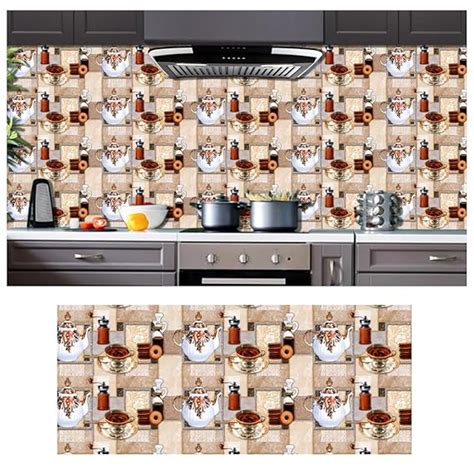 WallDaddy Self Adhesive Wallpaper for Kitchen Wall Oil Proof Wallpaper ...