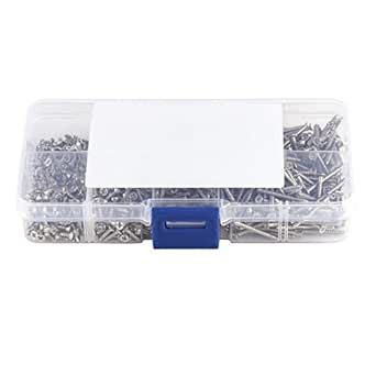 Self-tapping Screws,800pcs M2 Cross Drive Flat Head Self-Tapping Screws ...