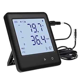 Digital Thermometer Hygrometer Data Logger Medical Refrigerator ...