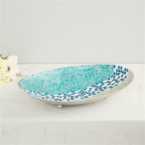 Buy Splendid Textured Oval Fish Mosaic Platter from Home Centre at just ...