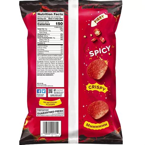 Lay's Flamin' Hot Flavored Potato Chips - 7.75oz India | Ubuy