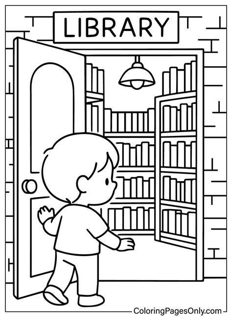 30+ Cozy Library Coloring Pages - Free Printable PDF & Online Coloring