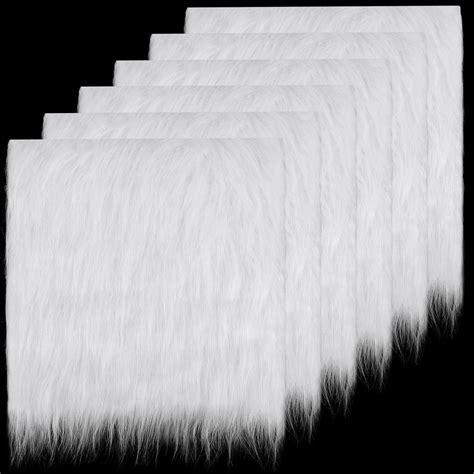 URATOT 6 Pieces 10 x 10 Inches Faux Fur Fabric India | Ubuy