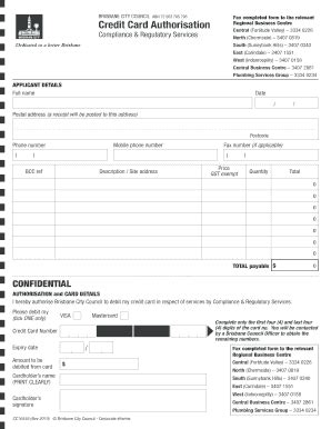 Brisbane Credit Repair - Fill and Sign Printable Template Online