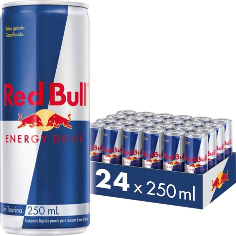 Energético Red Bull Energy Drink Pack com 24 Latas de 250ml em Promoção ...