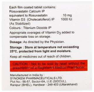 Rosloy D 10 Mg/1000iu | Order Rosloy D 10 Mg/1000iu Tablet Online at ...