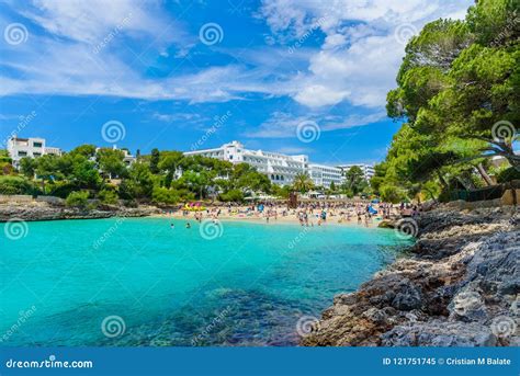 Beach in Palma de Mallorca editorial image. Image of region - 121751745